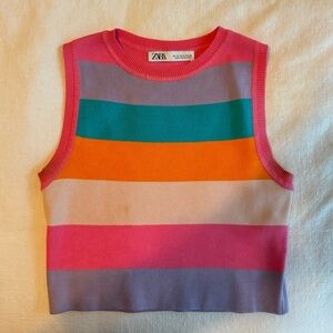 Colorful Zara tank